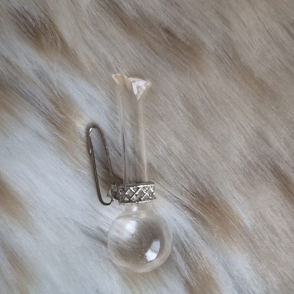 Vintage Other - 🌙Vintage boutonnière glass vase brooch flower lapel pin